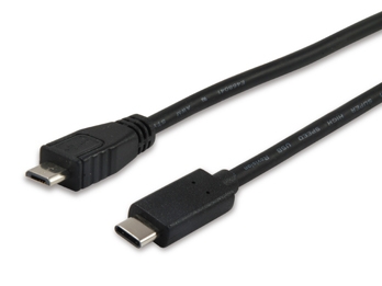 USB 2.0 Cable MicroB->C M/M 1,0m Type C
