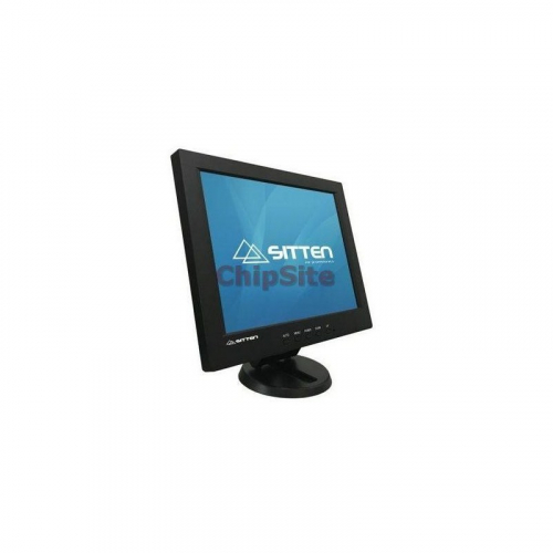 Sitten LCD121T - Monitor TFT 12” Touch, USB. LED. Tela Touch Resistiva : 200 nits Tempo de Resposta 8 msec. Resolução máx: 800x600. Base de plástico, inclinável