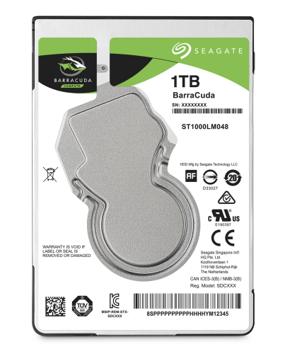 HDD 1TB  Barracuda 2.5" SATA 6 Gb/s 5400 rpm 128mb Cache