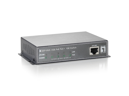 LEVELONE SWITCH 5x10/100/1000-4xPOE(POWER BUDGET 61.6W)