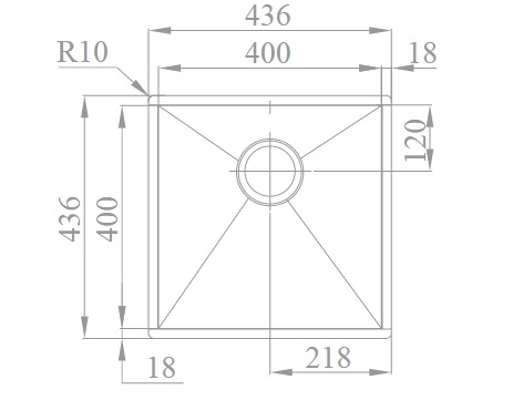 CUBA APL. INFERIOR ESCOVADA RODI - BOX LINE 40 - G07M1AC10023A0