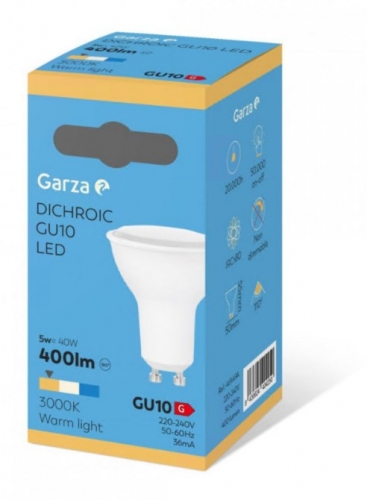 LAMPADA GARZA LED REF-5W-GU10-461449