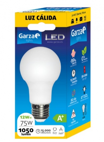 LAMPADA GARZA LED STD-12W-E27-461461