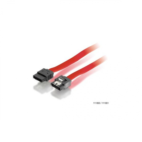 SATA internal flat cable 1.0M com metal latch and angled plug
