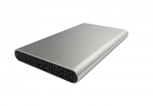 Caixa Slim para disco externo Aluminio 2.5P USB 3.0 Silver- CoolBox A-2513