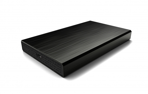 Caixa Slim para disco externo Aluminio 2.5P USB 3.0 Black-CoolBox A-2523
