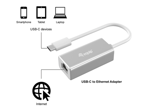 Adaptador Gigabit USB-C NETWORK