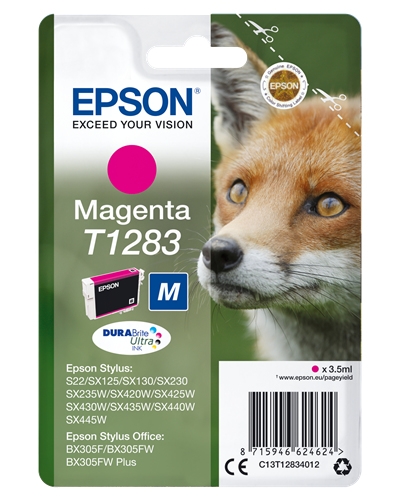 Tinteiro EPSON T1283 Magenta M - Stylus S22/SX42xW/BX305