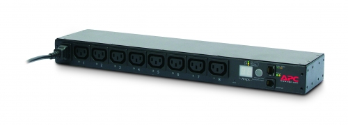 Rack PDU, Switched, 1U, 12A/208V, 10A/230V, (8)C13