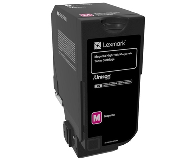 Toner LEXMARK 74C2HME Magenta CORP. 12K a 5% - CS725