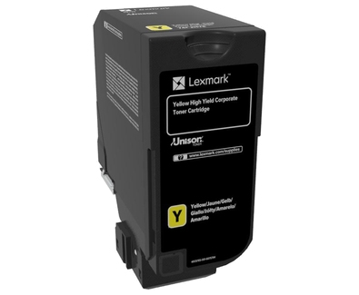Toner LEXMARK 74C2HYE Amarelo CORP. 12k a 5% - CS725
