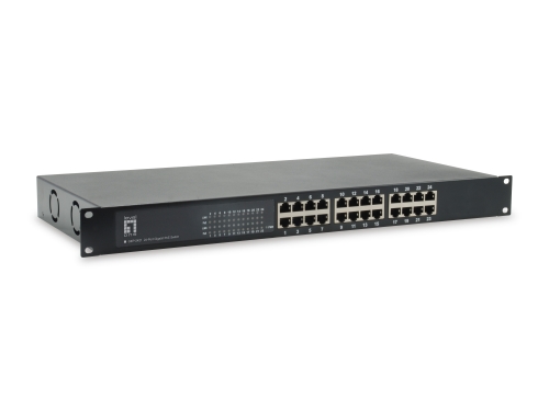 LEVELONE SWITCH 24 PORT GIGABIT POE 802.3AF/AT POE 500W