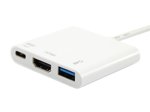 Adaptador USB Type C to HDMI Female/USB A Female/PD Adapter