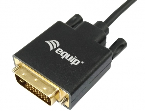 Cabo Adaptador EQUIP USB-C para DVI-D Dual Link M/M – 1,8 m - 133468