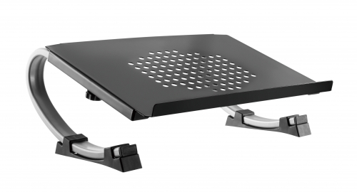 Base Ergonómica para Portátil - Cor: Black/Silver