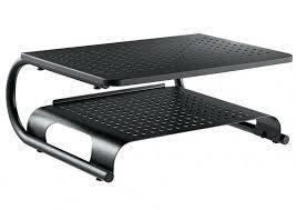 Base Ergonómica para Monitor - Cor: Black