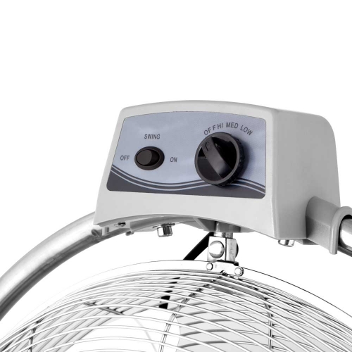 Ventilador Industrial Oscilante Orbegozo PWO 0936 45W Ø35cm | 3 Velocidades | Cabeça Regulável