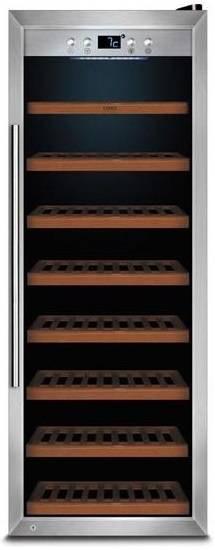Garrafeira CASO WineSafe 75 Cor Aco Inoxidavel 225L 103.5x59.5x63.0 cm Classe G