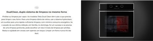 Forno Encastre Teka HSB 630P Branco 60CM Pirolítico 70L Classe C