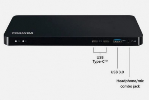 Dynabook Estação de engate USB-C / Thunderbolt 3 VGA, 2 x HDMI, DP, Mini DP 1GbE , PA5281E-2PRP