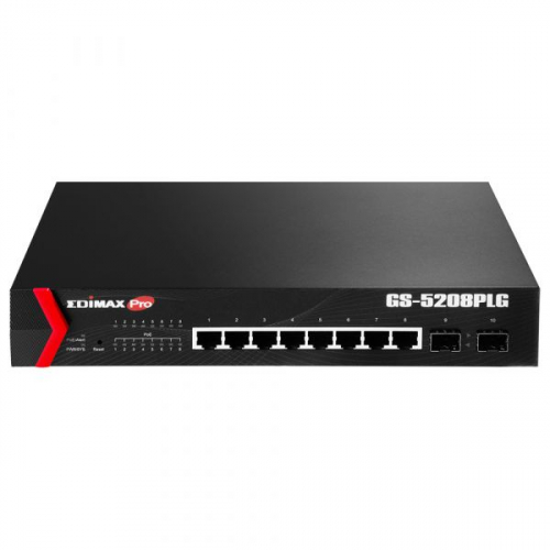 8-Port Gigabit PoE+ with 2 SFP Slots Web Smart Switch