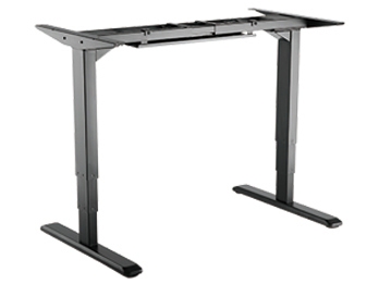 ERGO 3WAY Electric Sit-Stand Desk Frame, Dual Motors, Black