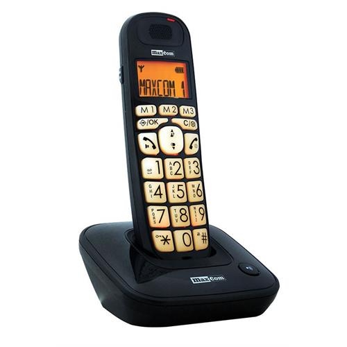 MAXCOM - Telefone Port. MC6800 Black