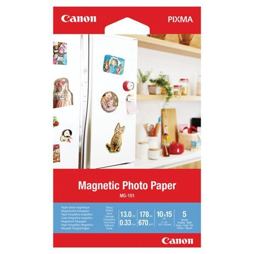 Magnetic Photo Paper MG-101 4x6 - 5 folhas