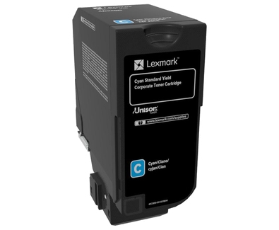 Toner LEXMARK 74C2SCE Ciano CORP. 7K a 5% - CS720, CS725, CX725