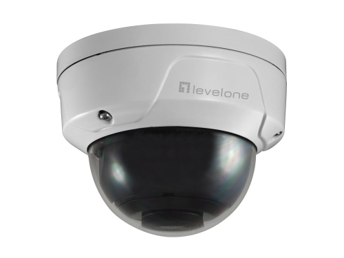 LEVELONE CAM FIXED DOME IP NETWORK 5MP H.265/264 802.3AF PoE
