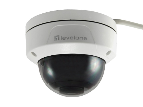 LEVELONE CAM FIXED DOME IP NETWORK 5MP H.265/264 802.3AF PoE