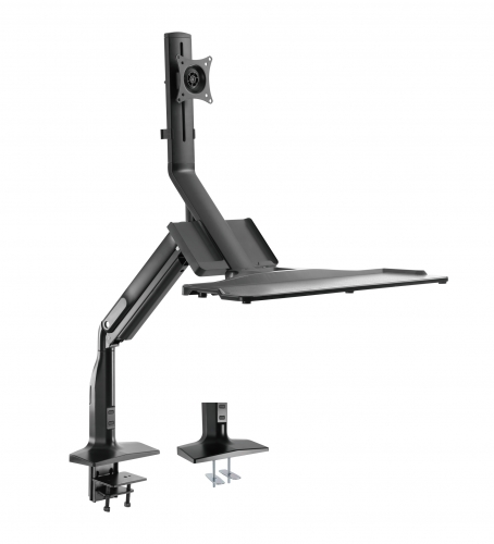 Suporte de Secretária Posto de Trabalho para 1 Monitor de 17" a 32" - VESA: 100x100