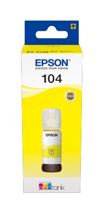 104 EcoTank Yellow ink bottle