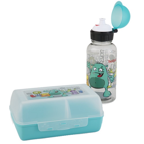 Garrafa + Lancheira Tefal Monsters - K3169214