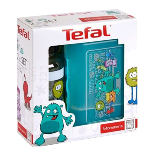 Garrafa + Lancheira Tefal Monsters - K3169214