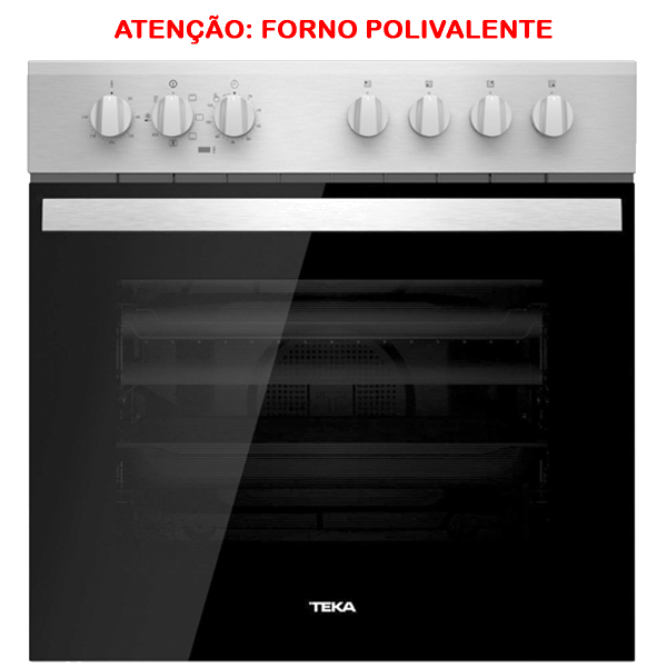 Forno Encastre Teka HBE 615 ME 60cm Hydroclean ECO 70L Classe D