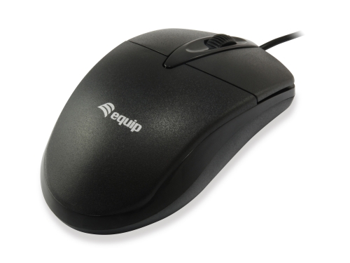 Optical Desktop Mouse - ergonomic design, the mouse can be used for both right and left handed users