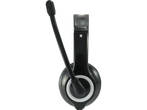 USB Headset - comfortable stereo headset to use for listening to music, playing games, chatting and video conferencing. This headset comes with a flexible microphone and a 2 meter cable. 