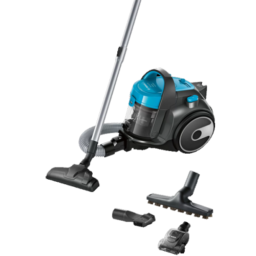 Aspirador sem Saco Bosch Serie 2 BGS05X240 - 700W, Depósito 1,5L, Filtro EPA, Raio de Ação 9m, Turquesa