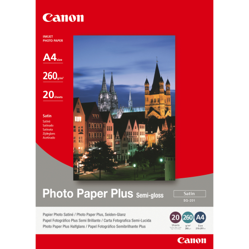 Photo Paper Plus Semi-gloss / A4 / Caixa 20 Folhas / 260 Grs.