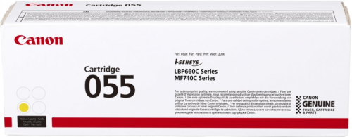 CRG 055 Y - Cartridge compativel com: MF740, LBP660