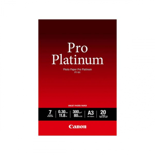 Photo Paper Pro Platinum PT-101 A3, 20 Folhas