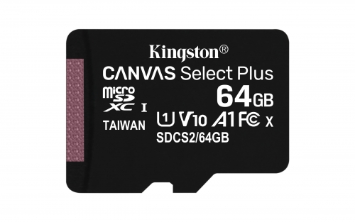 Micro SDXC 64GB Canvas Select Plus 100R A1 C10 Card + ADP