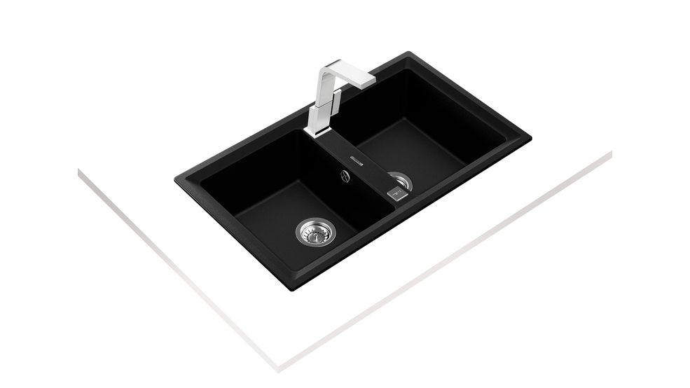 TEKA - Lava Louças STONE 90 B-TG 2C BLACK CARBON