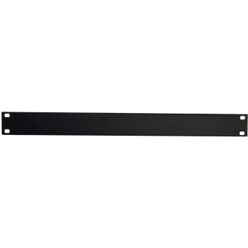 Blank Panel 1U, Black RAL 9005