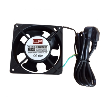 Cooling Fan 120x120x38 mm with protection grid and 2 m. power cable, 220v