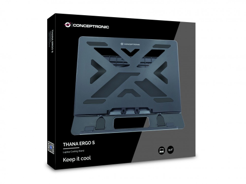 THANA ERGO S Laptop Cooling Stand Preto THANA03B