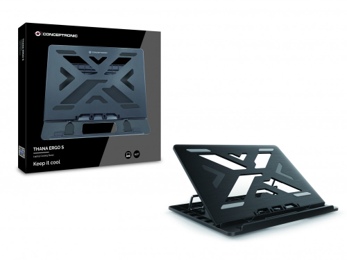THANA ERGO S Laptop Cooling Stand Preto THANA03B