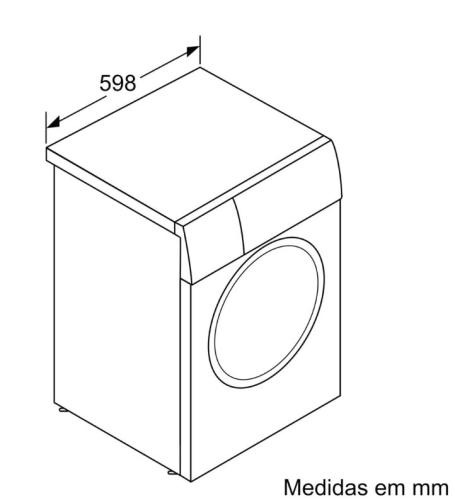Maquina Lavar Roupa BOSCH IDos WAU28PHXES 9Kg 1400Rpm 84.5x59.8x59 Classe C