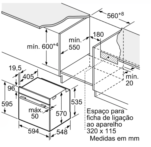 Forno Encastre Siemens HB578G5S6 60Cm Pirolitico 71L Classe D